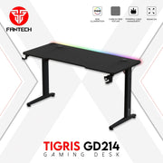 Fantech Tigris GD214 Gaming Desk RGB Illumination Premium and Sleek Large