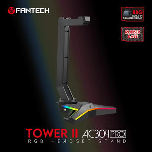 Fantech tower ii ac304 pro rgb headset stand