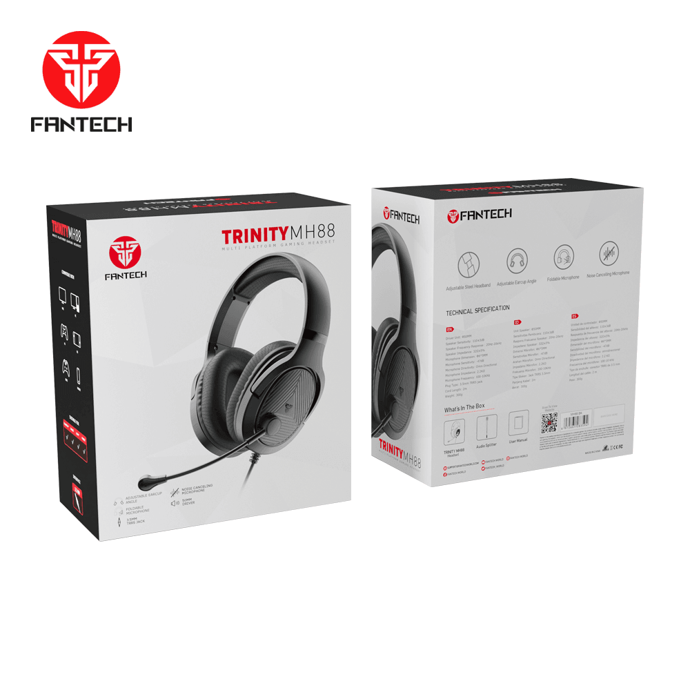 Fantech Trinity MH88 Multi Platform Gaming Headset Audio