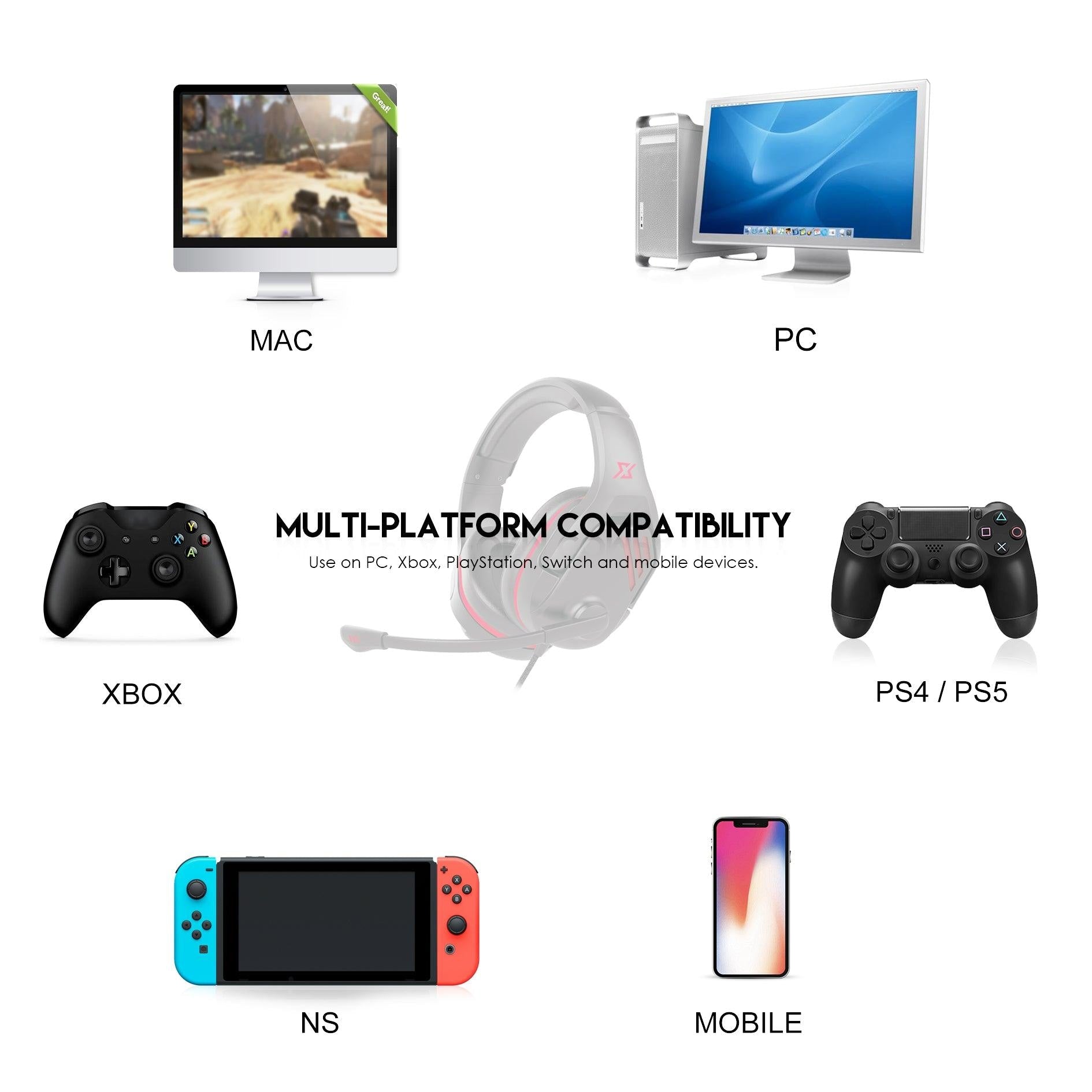 Fantech VALOR X MH86 XSeries Gaming Headset Audio