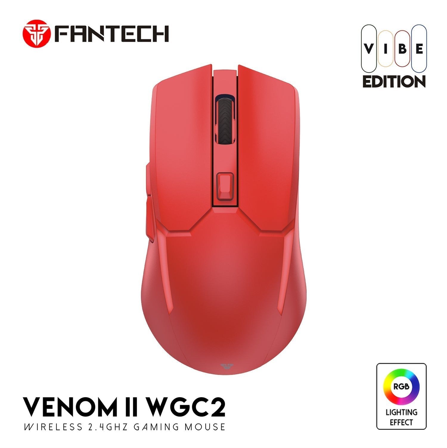Fantech VENOM II WGC2 VIBE EDITION Red Mouse