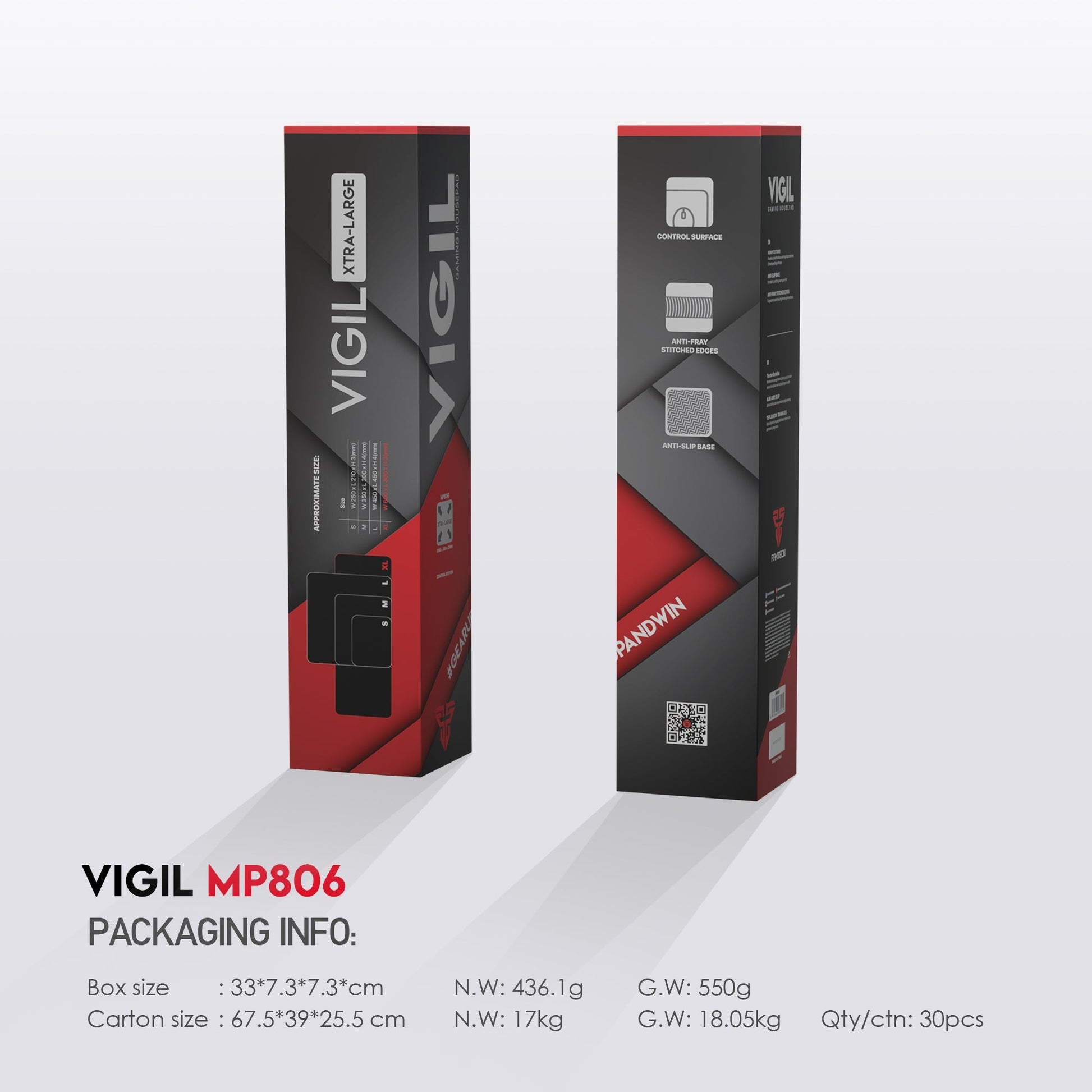 Fantech Vigil MP806 Gaming Mouse Pad Mousepad