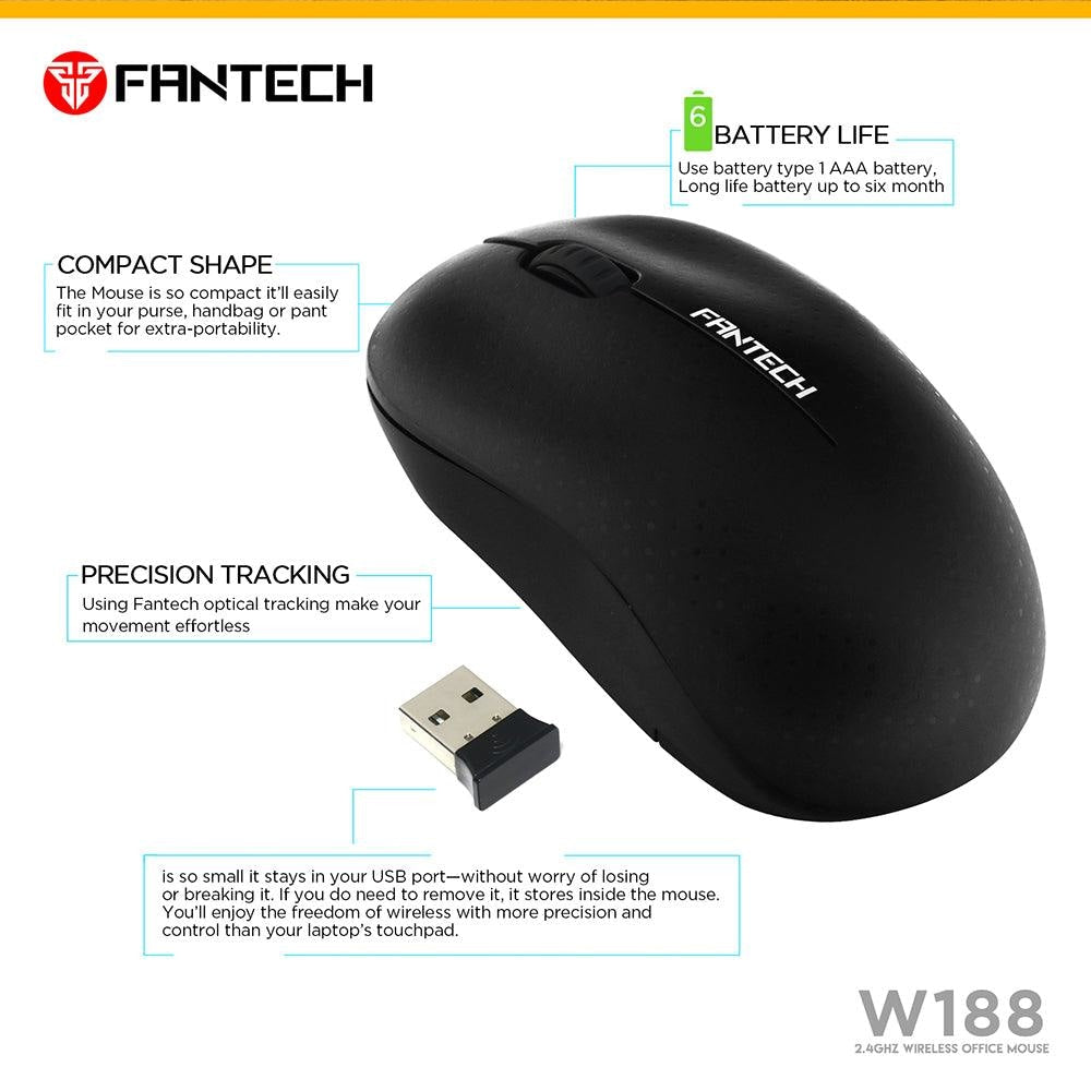 Fantech w188 wireless mouse - Fun Touch