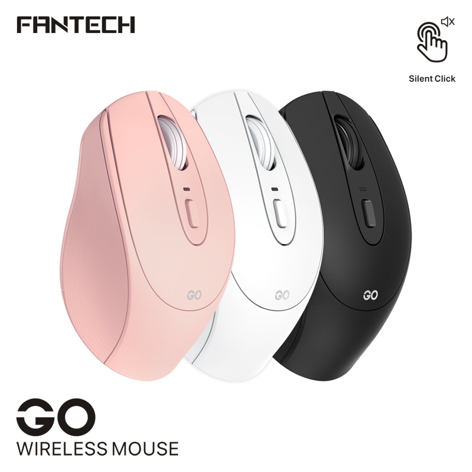 Fantech W191 Wireless Mouse with Silent Click Mouse