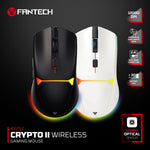 FANTECH WG7V2 CRYPTO II Wireless Gaming Mouse White Mouse