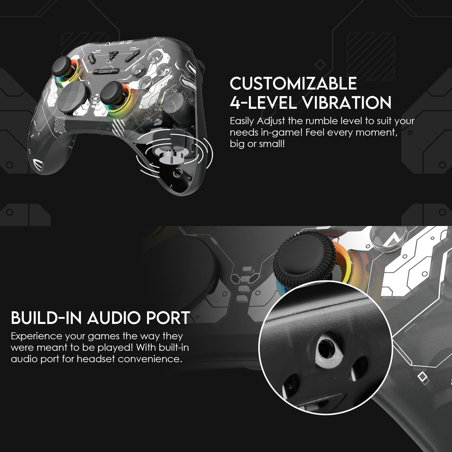Fantech WGP15 Epsilon Eos Pro Wireless Gaming Controller Console