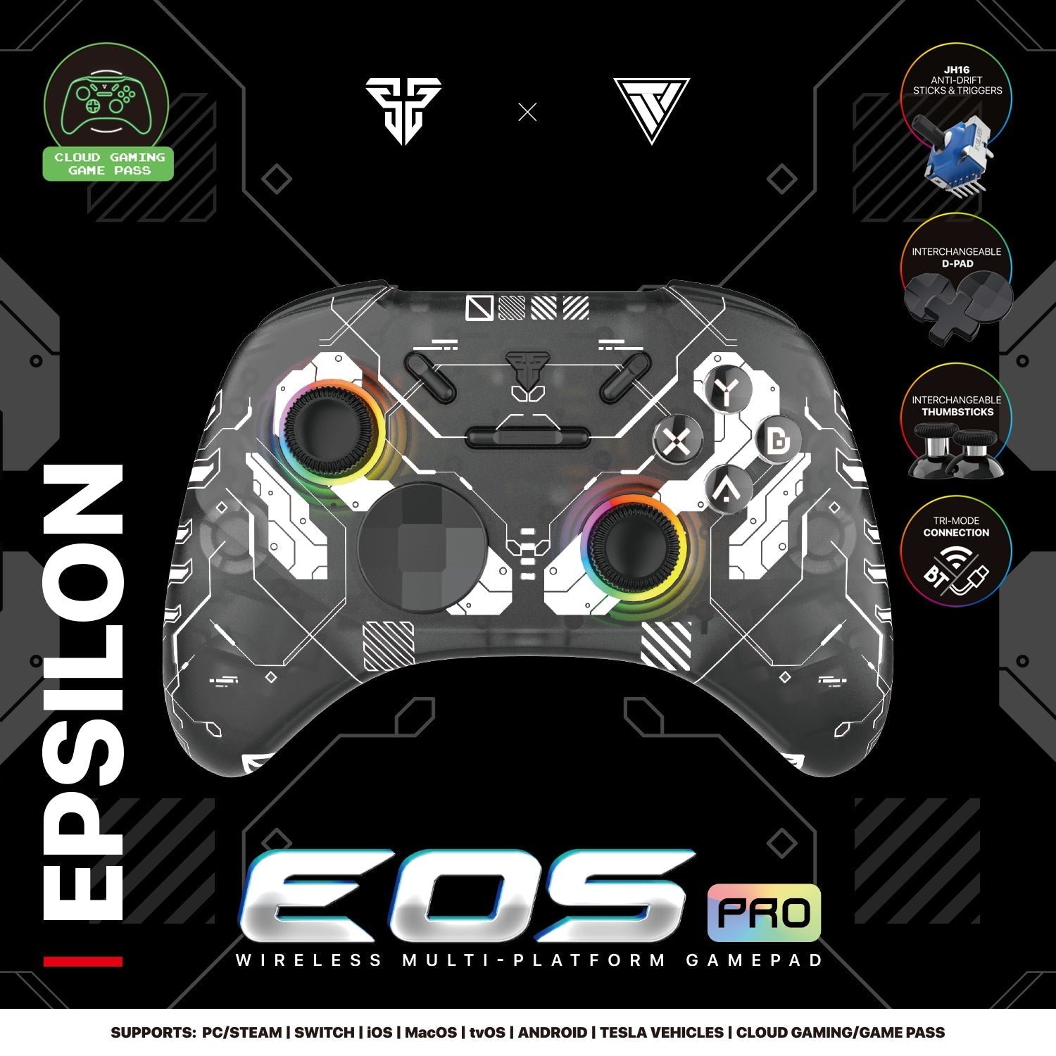 Fantech WGP15 Epsilon Eos Pro Wireless Gaming Controller JOD 35
