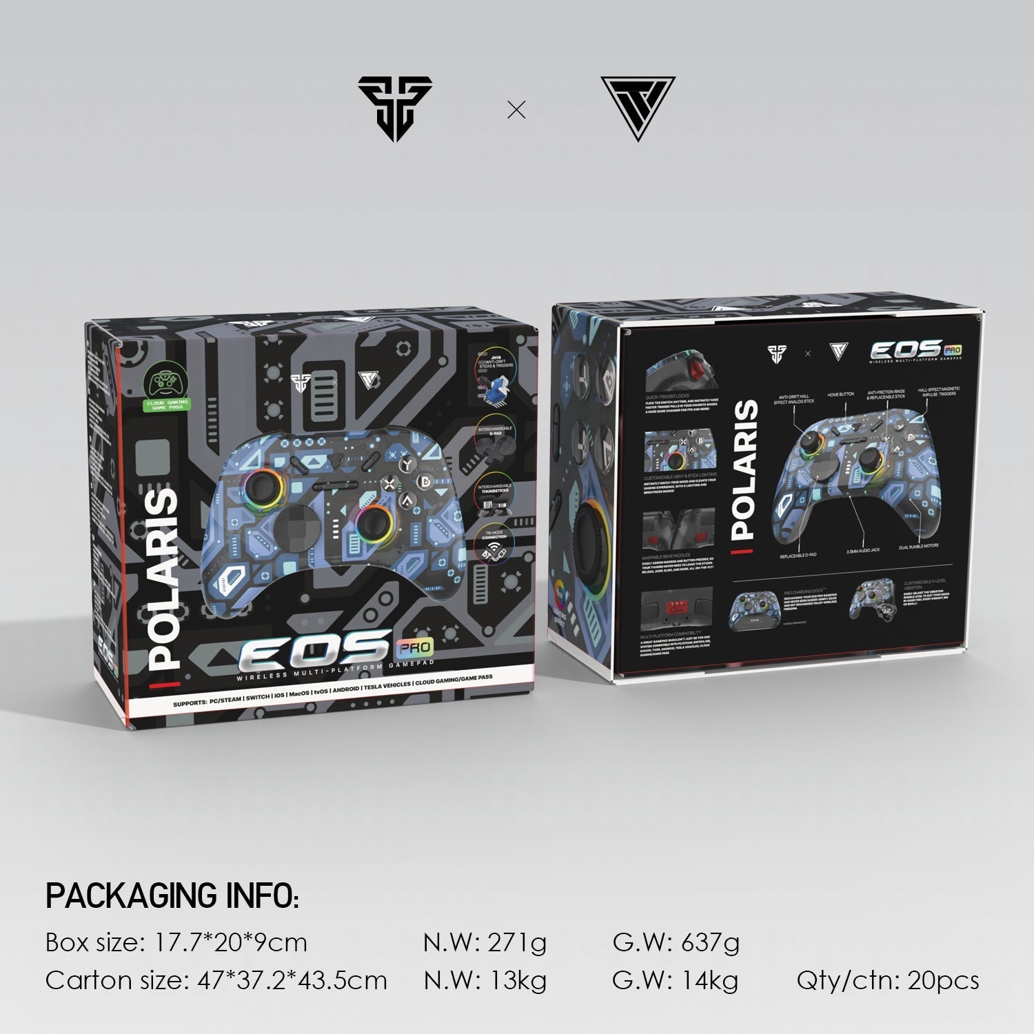 Fantech WGP15 Polaris Eos Pro Wireless Gaming Controller Console