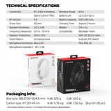 FANTECH WHG04 TAMAGO II Multi Platform Wireless Gaming Headset White Wireless