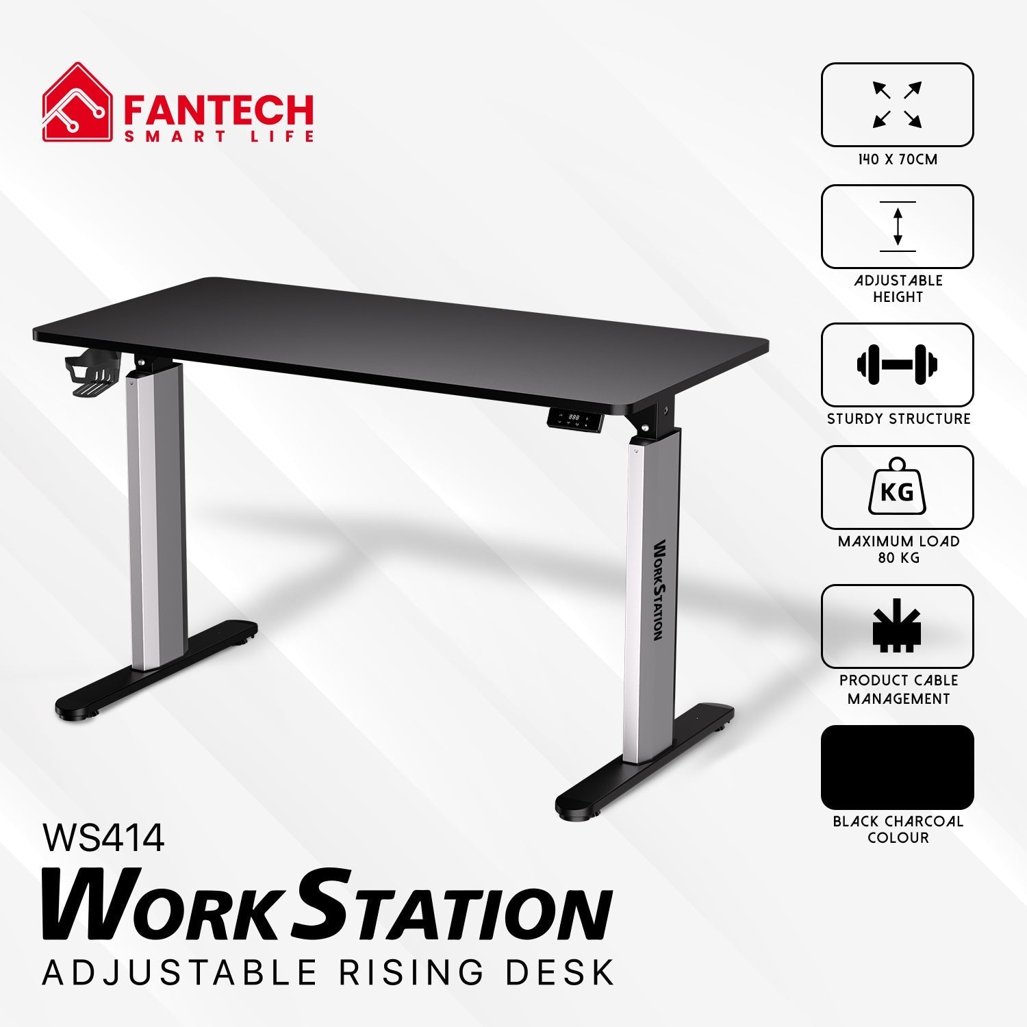 Fantech WS414 Work Station Asjustable Rising Desk JOD 165