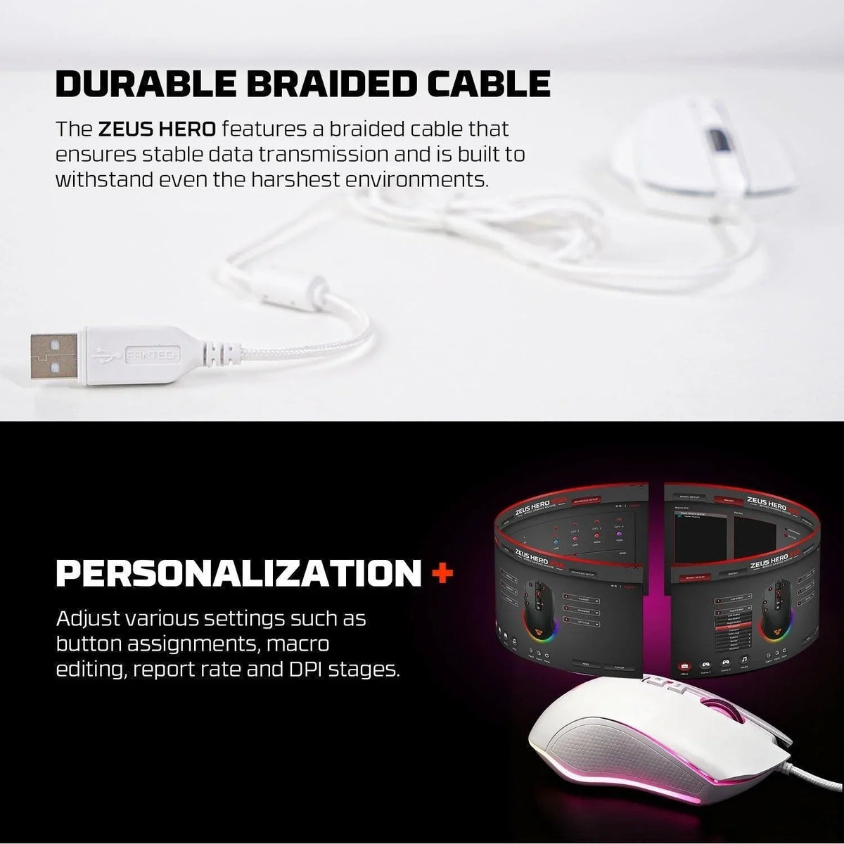 Fantech zeus x5a gaming mouse 8000 dpi