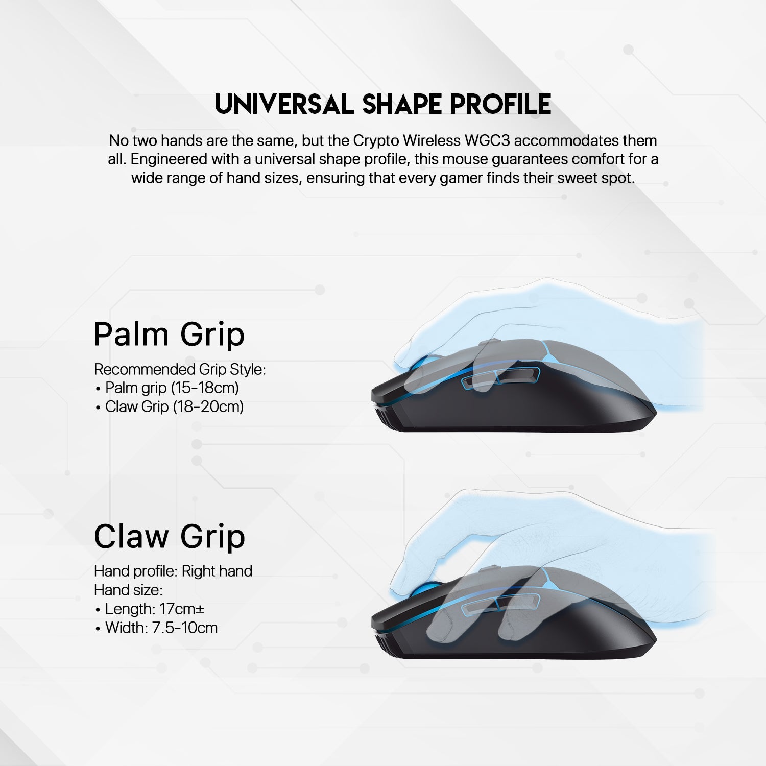 Fantech Crypto WGC3 Gaming Mouse New Arrivals 22 JOD