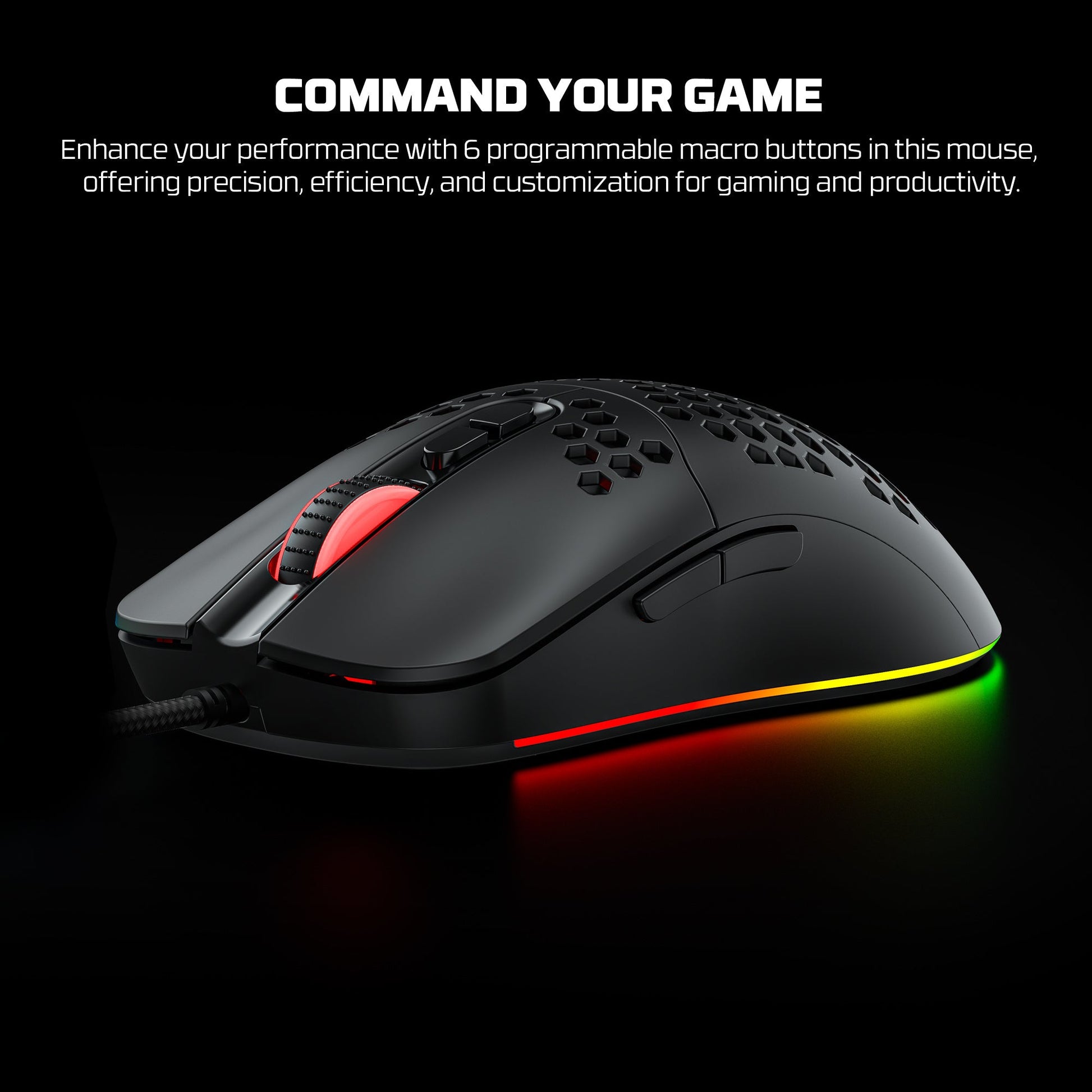 Fantech HERO X18 Gaming Mouse RGB White - - Fun Touch Shop