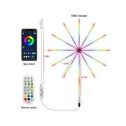 Firework Night Lamp RGB Bluetooth Music Sound Lightning