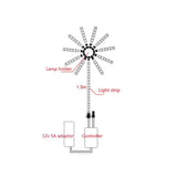 Firework Night Lamp RGB Bluetooth Music Sound Lightning