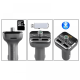 Fm transmitter, earldom, m11, bluetooth, usb, 3.4a - Fun Touch