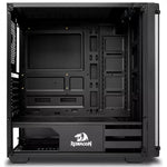 Gabinete redragon wheeljack rgb 3 ventiladores vidrio templado gc-606bk-3rgb - Fun Touch