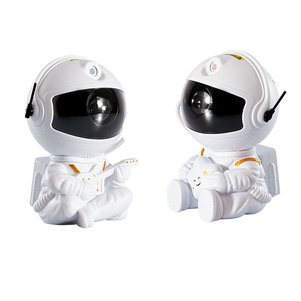 Galaxy Star Projector Starry Sky Night Light Astronaut Lamp Lightning