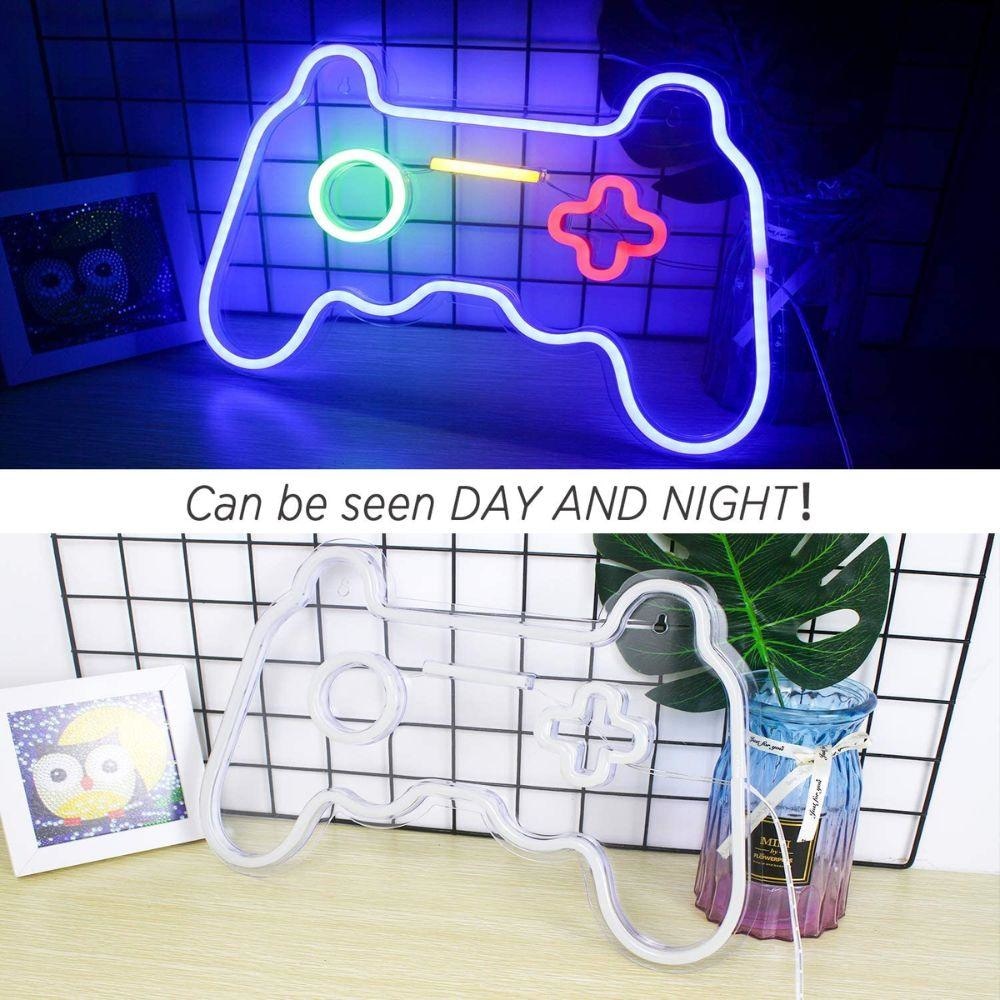 Game Neon Signs Wall Decore Lightning