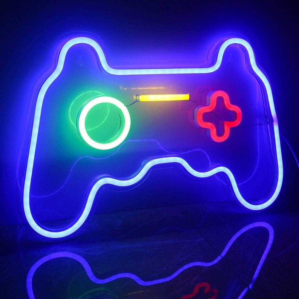 Game Neon Signs Wall Decore Lightning