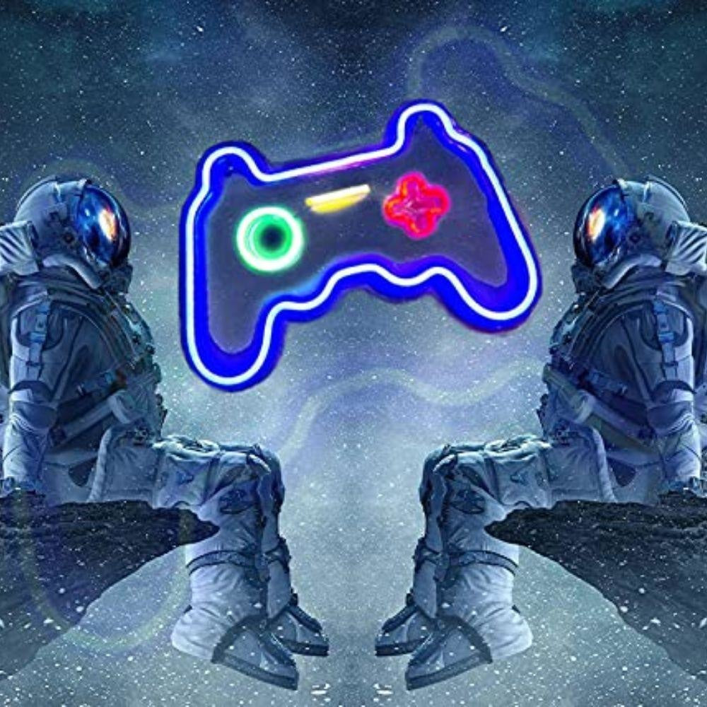 Game Neon Signs Wall Decore Lightning