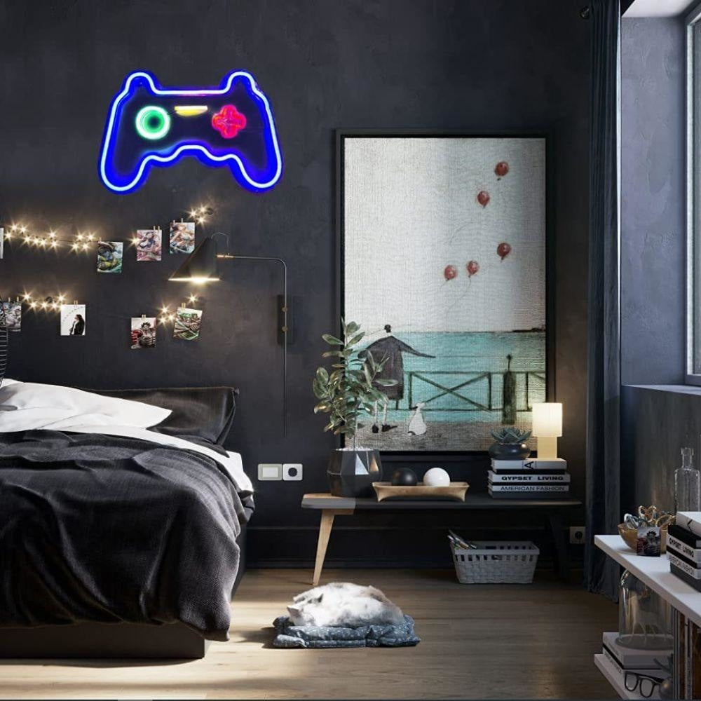 Game Neon Signs Wall Decore Lightning