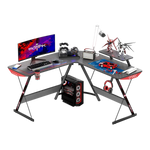 GAMEON L Shaped Slayer I Series Gaming Desk (Size: 129*129*74cm & Table top