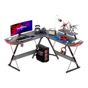 GAMEON L Shaped Slayer I Series Gaming Desk (Size: 129*129*74cm & Table top