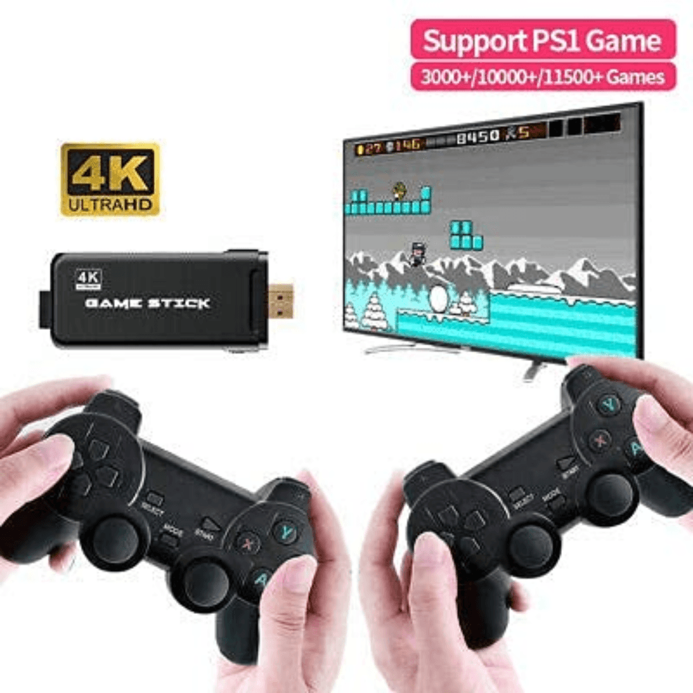 Games wireless controller gamepad 10000 in 1 game 4k ultra hd game stick - Fun Touch