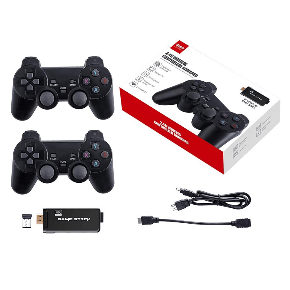 Games wireless controller gamepad 10000 in 1 game 4k ultra hd game stick - Fun Touch