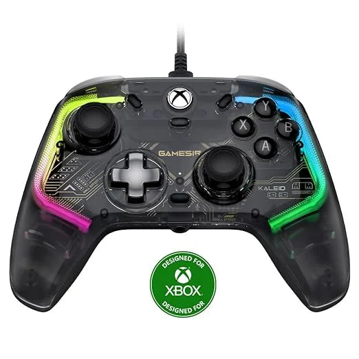 Gamesir kaleid wired transparent video game controller with hall effect JOD 40