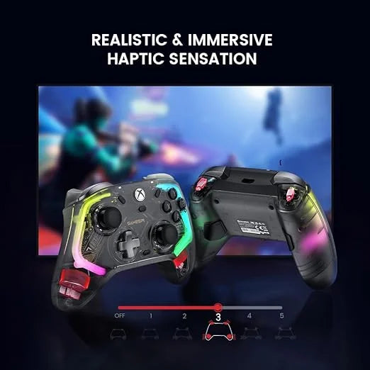 Gamesir kaleid wired transparent video game controller with hall effect JOD 40