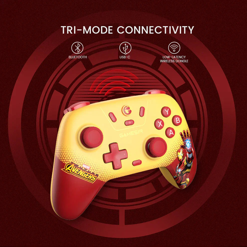GameSir NOVA Lite Multi Platform Wireless Gaming Controller Marvel’s Iron Man