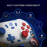 Gamesir t4n lite ca nova lite multi-platform wireless gaming controller marvel's captain america version - Fun Touch