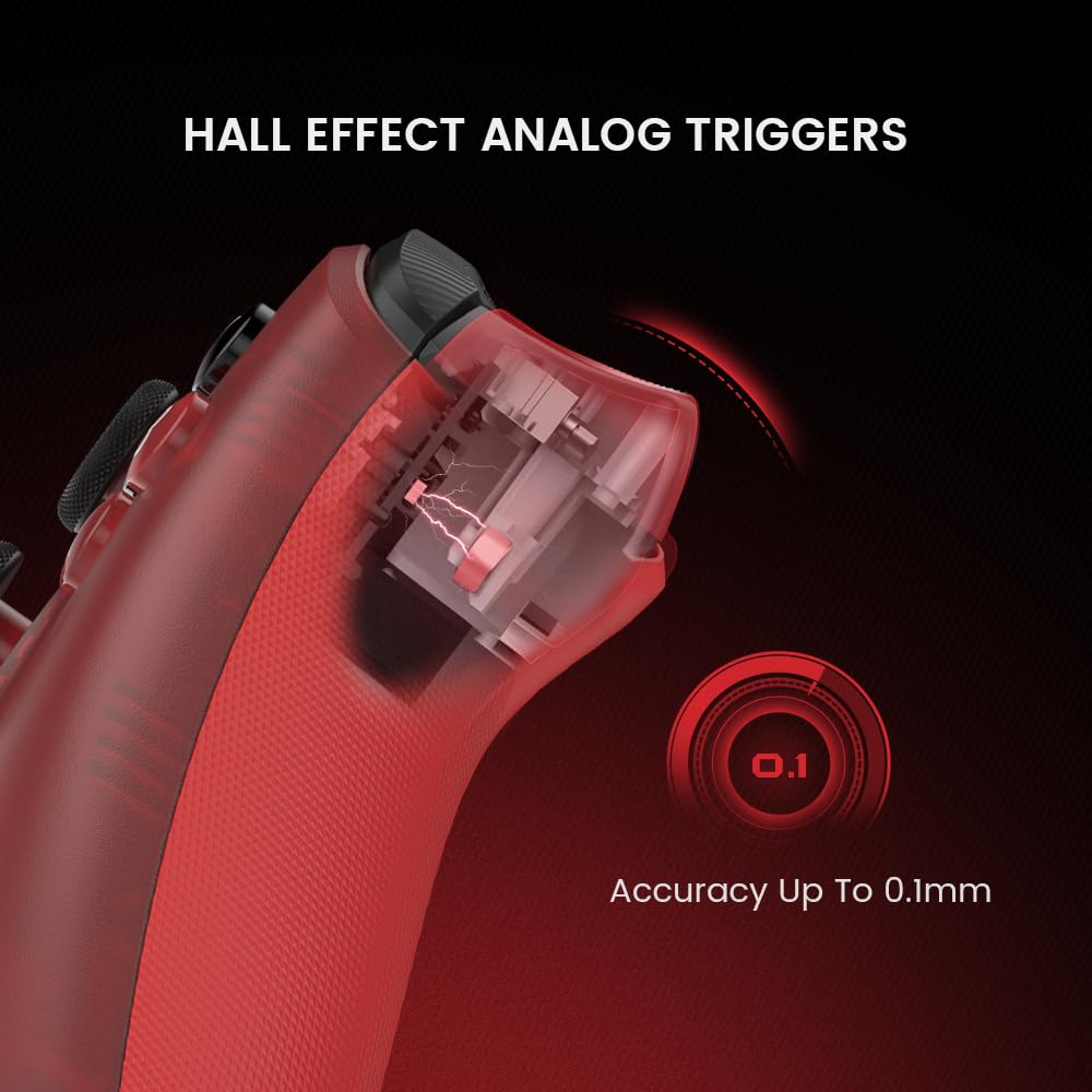 GameSir T7 Wired Controller with Hall Effect Joysticks Plug and Play Gaming