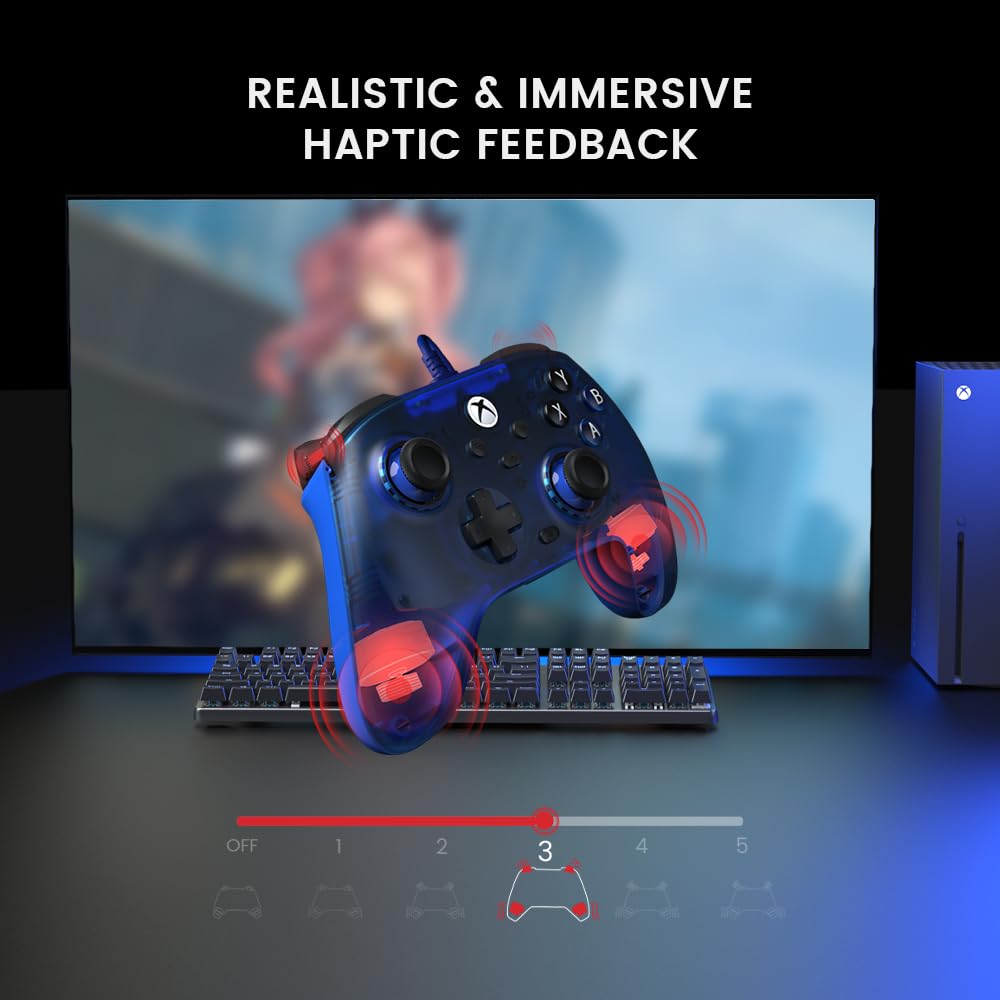 GameSir T7 Wired Controller with Hall Effect Joysticks Plug and Play Gaming