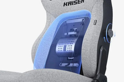Andaseat kaiser 4 gaming chair - linen fabric grey - gaming chairs