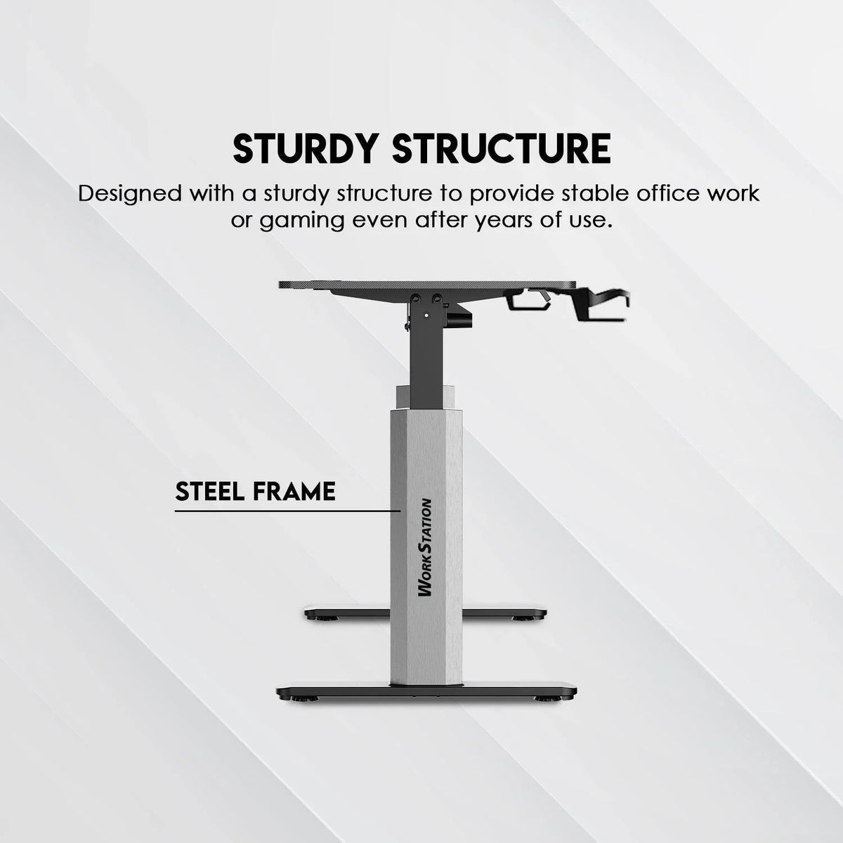 Fantech ws414 adjustable desk - ergonomic rising work station - desk & chair