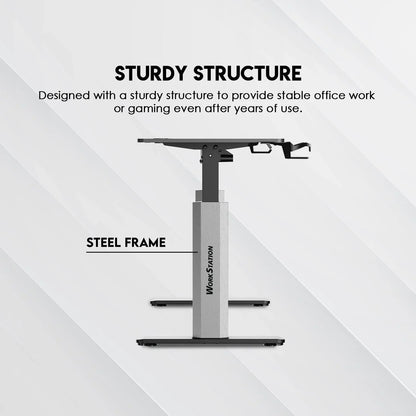 Fantech ws414 adjustable desk - ergonomic rising work station - desk & chair