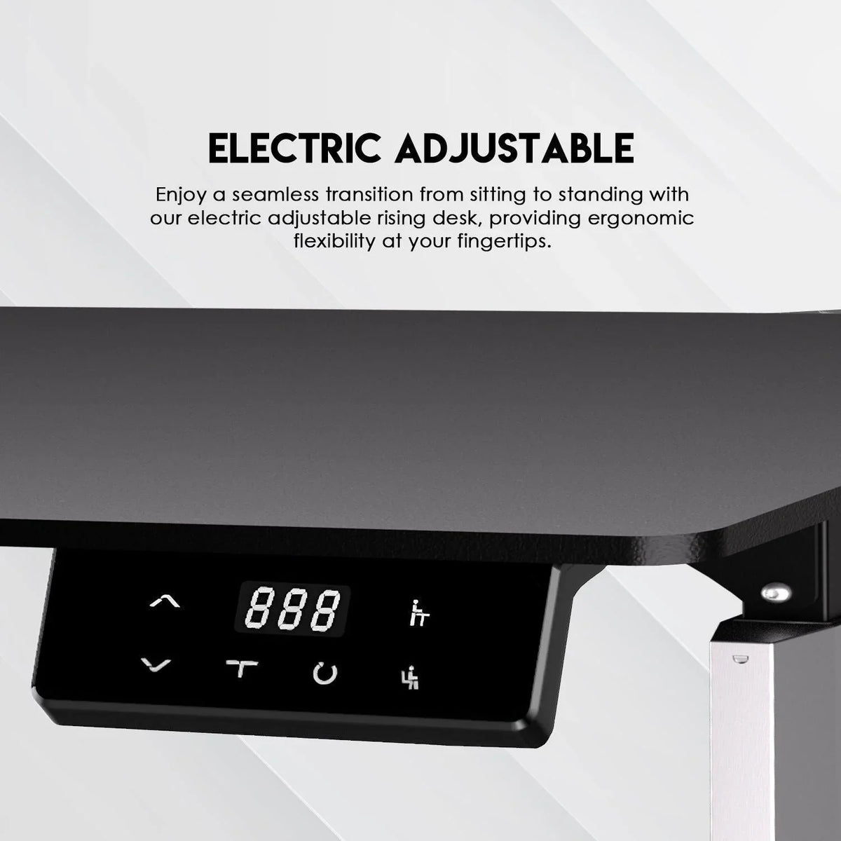 Fantech ws414 adjustable desk - ergonomic rising work station - desk & chair