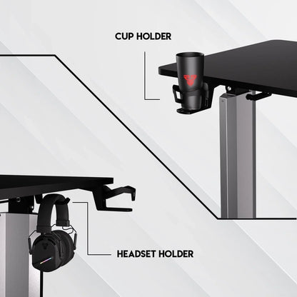 Fantech ws414 adjustable desk - ergonomic rising work station - desk & chair