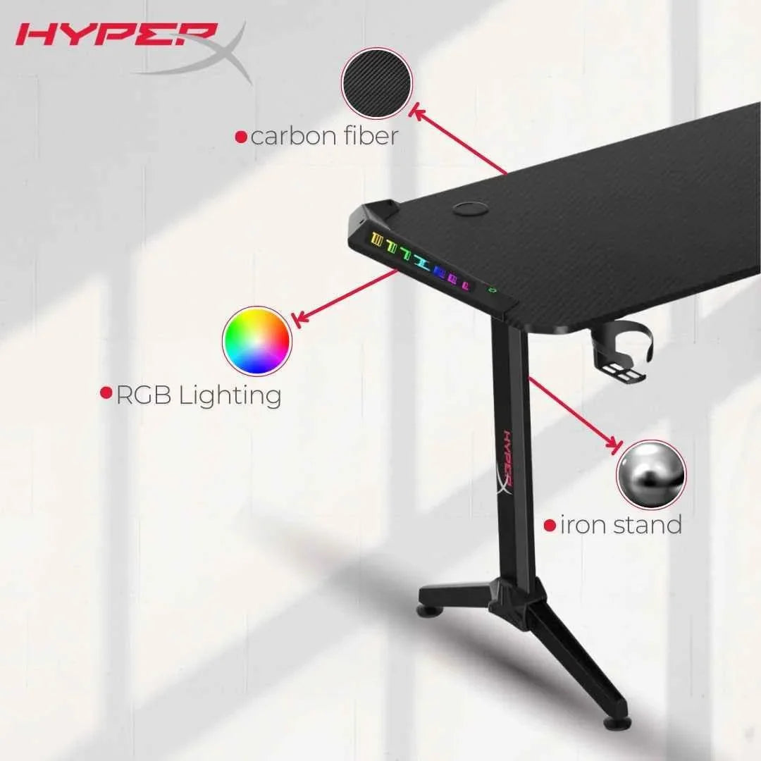 Hyperx l shaped gaming desk corner computer desk sturdy home office computer - desk & chair