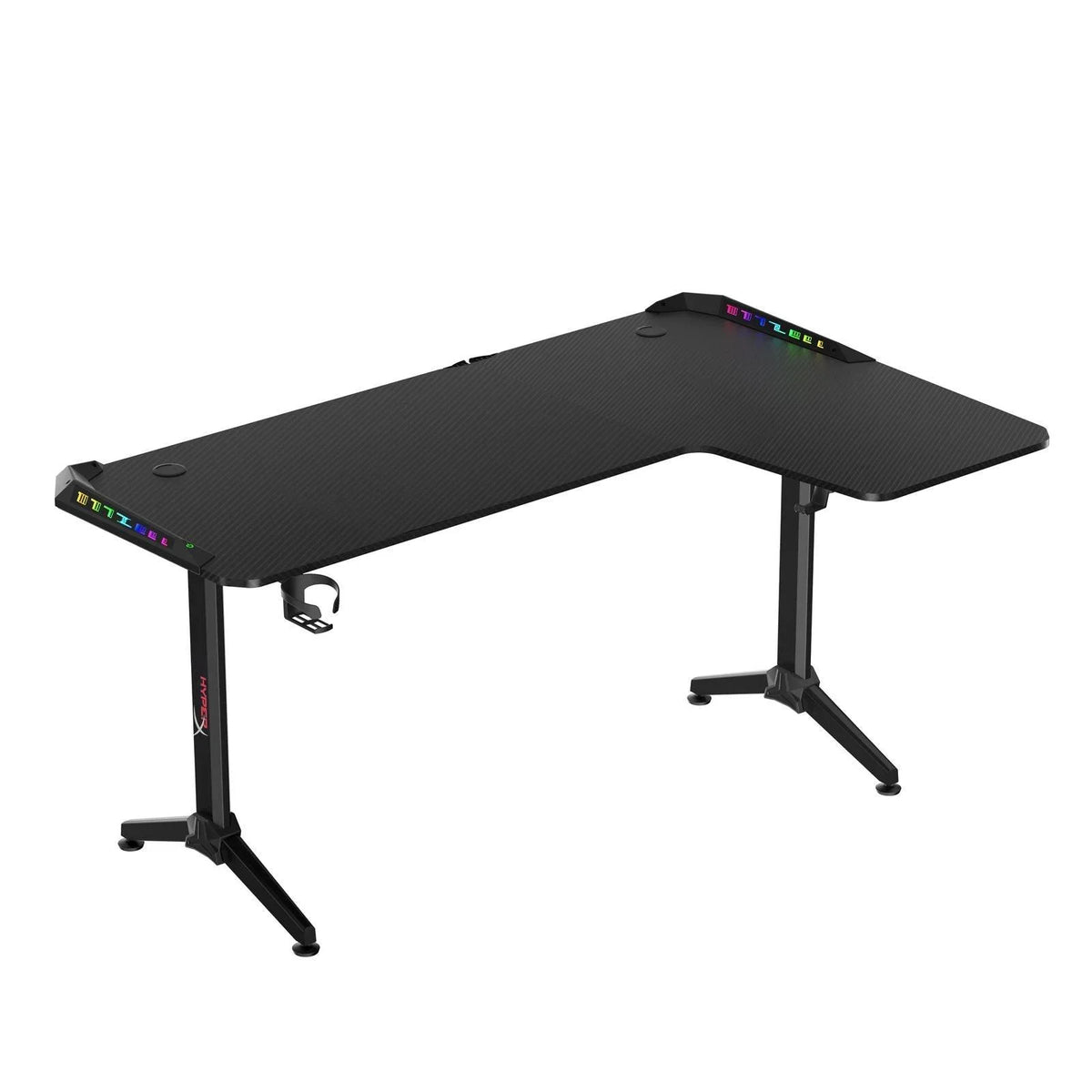 Hyperx l shaped gaming desk corner computer desk sturdy home office computer - desk & chair