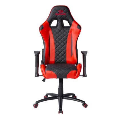 Redragon king of war c601 gaming chair-black-red - desk & chair