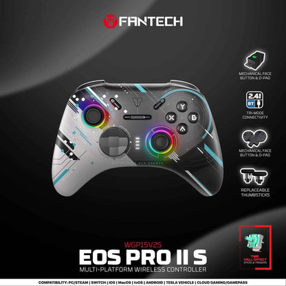 Fantech eos pro ii wireless gamepad geminus black wgp15 v2 - console | controller