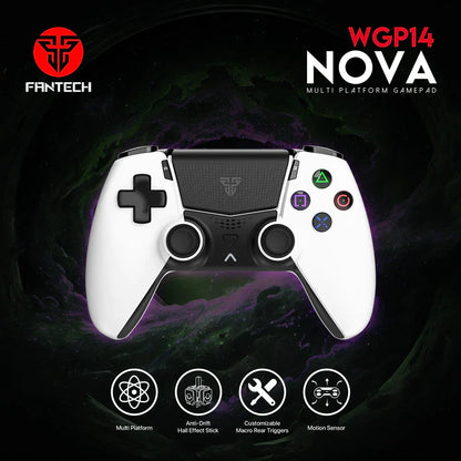 Fantech nova wgp14 multi-platform hall effect gamepad – white - controllers