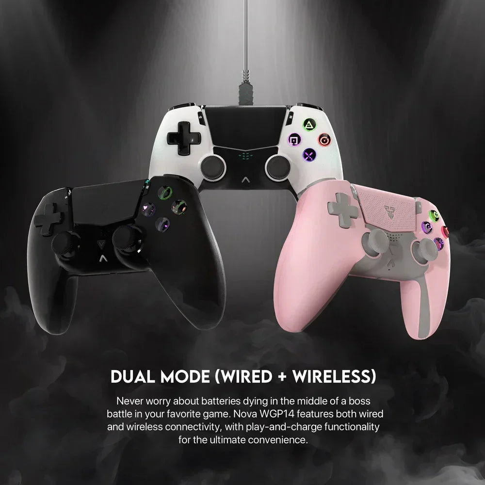 Fantech nova wgp14 multi-platform hall effect gamepad – white - controllers
