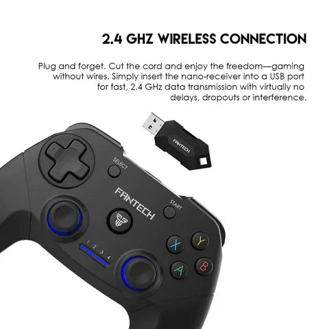 Fantech revolver wgp12 wireless gaming controller - black - controllers