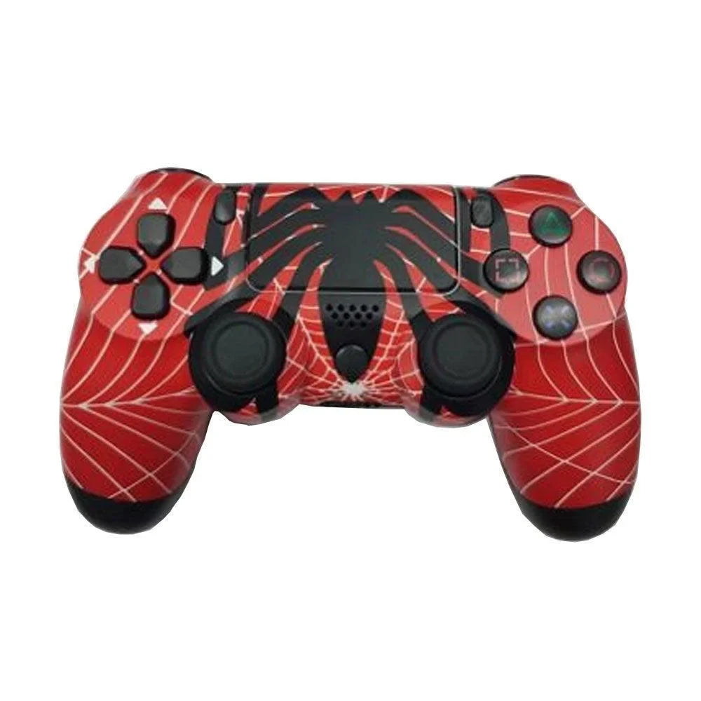 Wireless bt gamepad for ps4 controller black spider - console | controller | ps4 essential