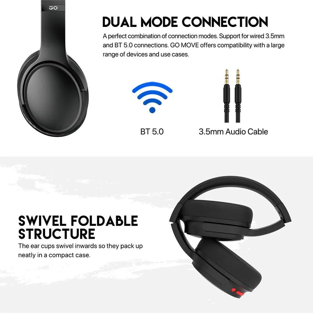 Fantech go move wireless headphone wh03-bt2 - audio | wireless headset